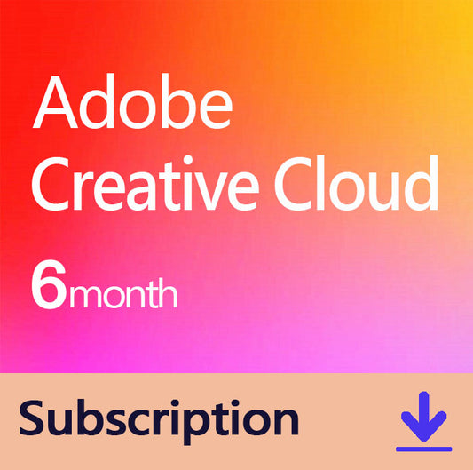 Adobe Creative Cloud コンプリート 6ヶ月|ダウンロード版