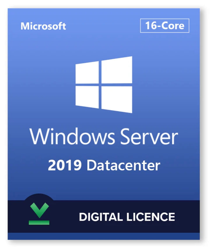 Microsoft Windows Server 2019 Datacenter | 16-core | Digital License