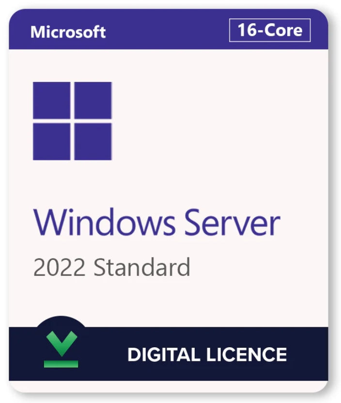 Microsoft Windows Server 2022 Standard | 16-Core | Digital License