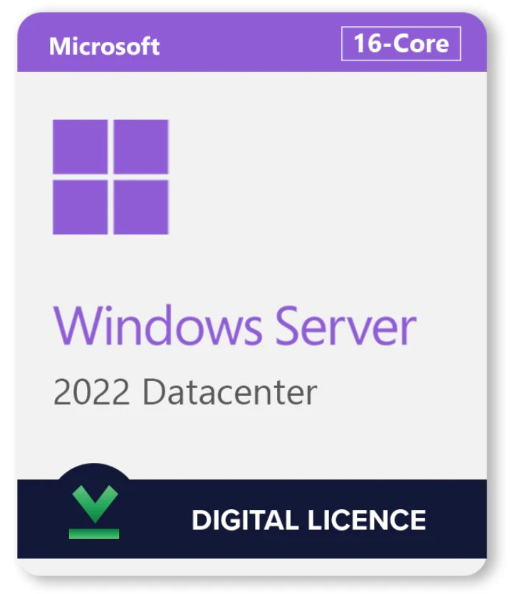 Microsoft Windows Server 2022 Datacenter | 16-Core | Digital License